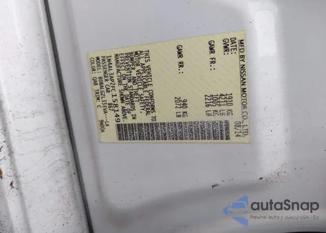 2015 Nissan Altima 2.5 S from USA, damaged, VIN 1N4AL3AP2FC158149